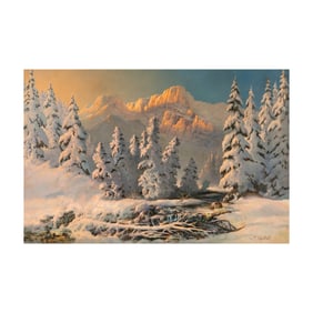 Ivan Fedorovich Choultse, 1874 - 1939, Alpine Snow