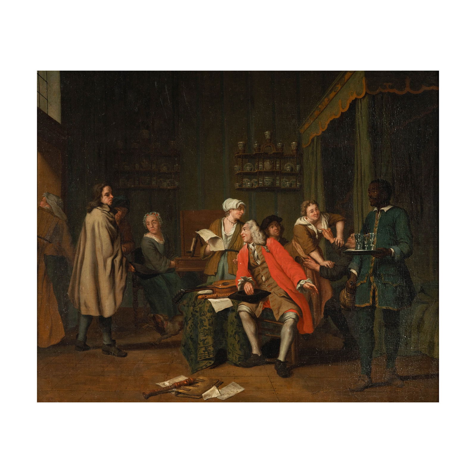 Jan Josef Horemans, 1682-1759, Interior with Figures (1 of 10)