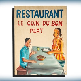 B.P. Konan, African 20th Century, Restaurant Le Coin du Bon Plat
