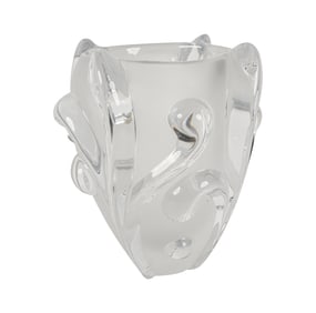 A Daum France Crystal Vase