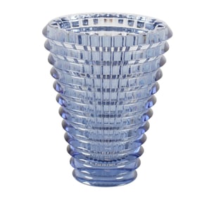 A Baccarat Eye Blue Crystal Vase