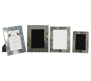 Four Christofle Silver-Plate Picture Frames