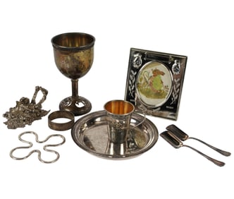 A Group of Silver and Silverplate, Christofle