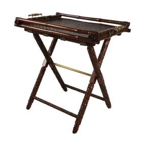 A Polo Ralph Lauren Butler's Tray on Stand