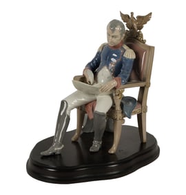 A Lladro Porcelain Figure of Napoleon