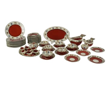 A Porsgrund Norwegian Porcelain Service
