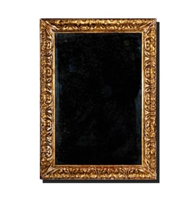 An Antique Baroque-Style Wall Mirror