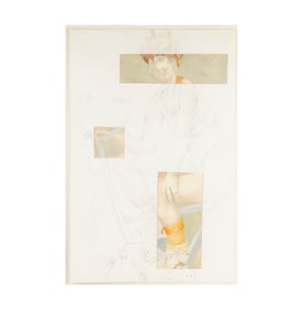 Val Fidgeon, 20th/21st Century, Untitled (Woman on Exercise Bike)