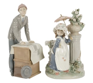 Two Lladro Porcelain Figures