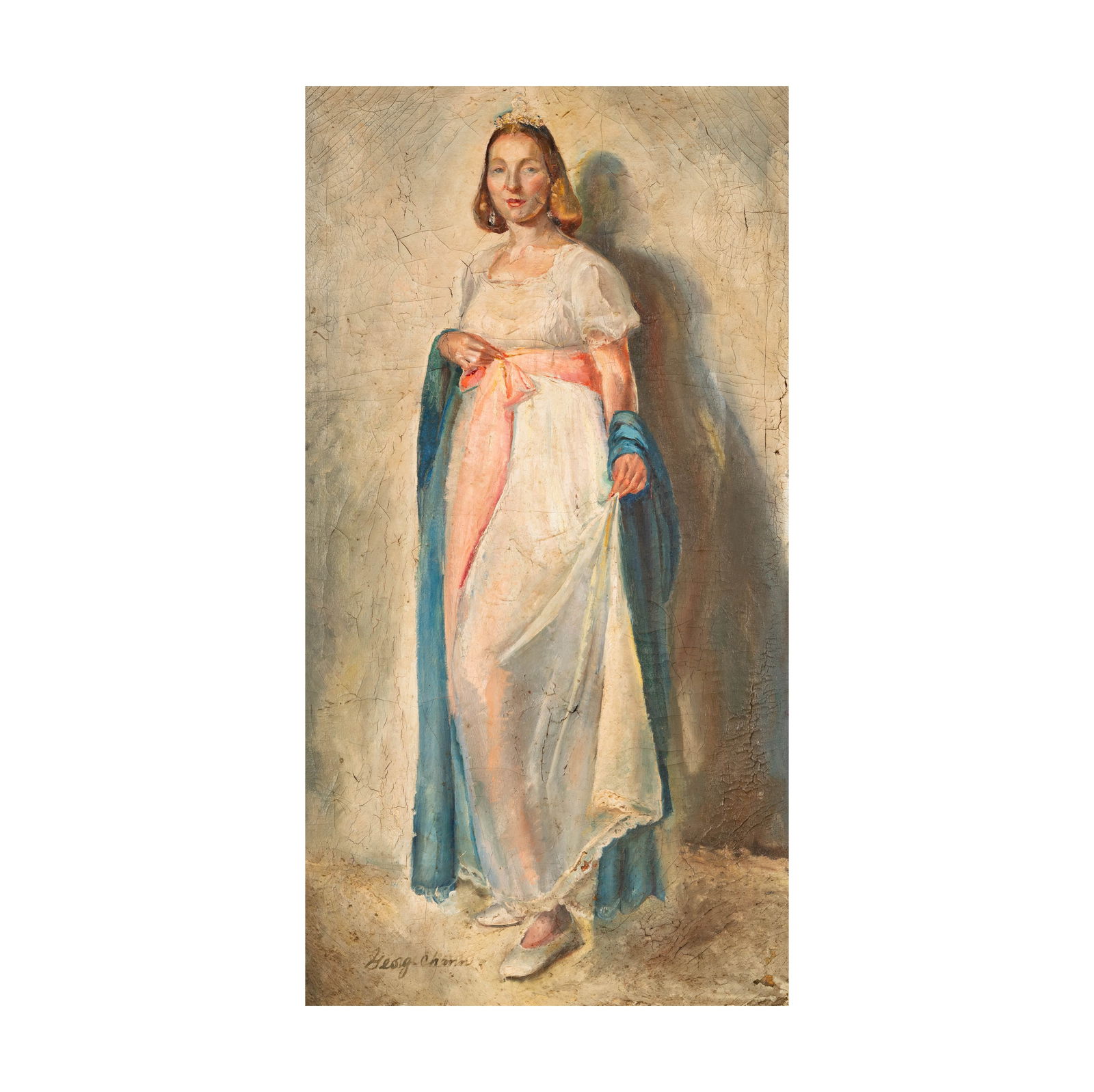 George Chann, 1913-1995, Woman in a White Dress (1 of 18)