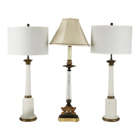 A Group of Table Lamps