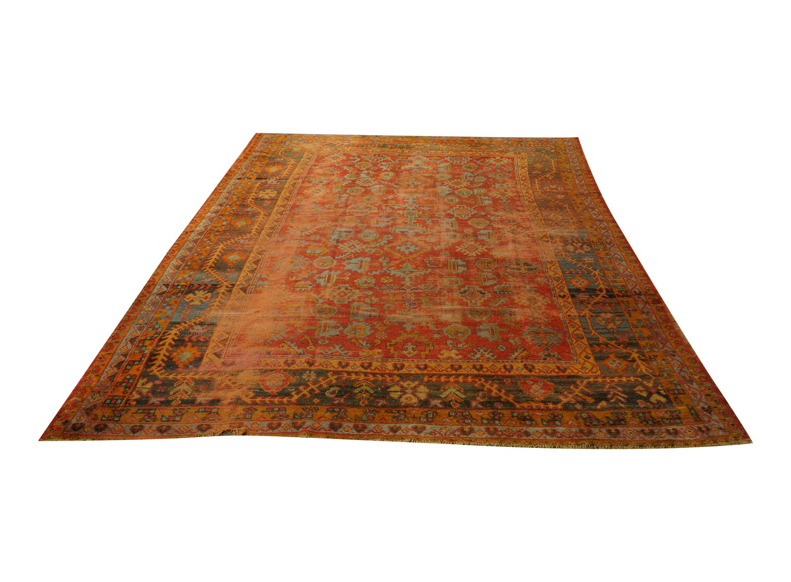 An Oushak Rug 12' 6" x 9'1" (1 of 14)