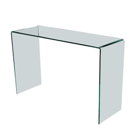 A Modernist Glass Sofa Table