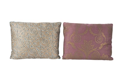 Two Fortuny Throw Pillows