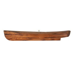 A Half-Hull Boat Model