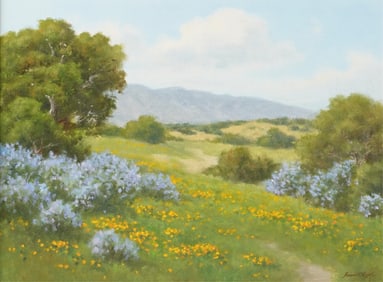 David Chapple, California B. 1947, Canyon Lilac