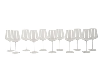 11 Zalto Glass Bordeaux Wine Glasses