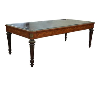 A Louis XVI-Style Marquetry Dining Table