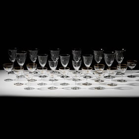 A Group of Baccarat Crystal Stemware