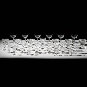 A Group of Baccarat Crystal Stemware