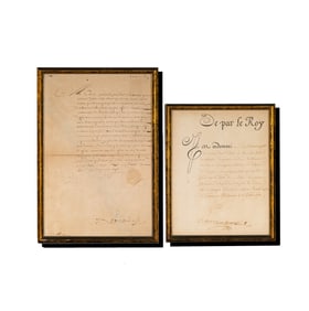 Two French Royal Documents