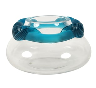 A Lalique Cyrus Glass Center Bowl