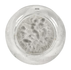 A Lalique C?te d'Or Glass Charger