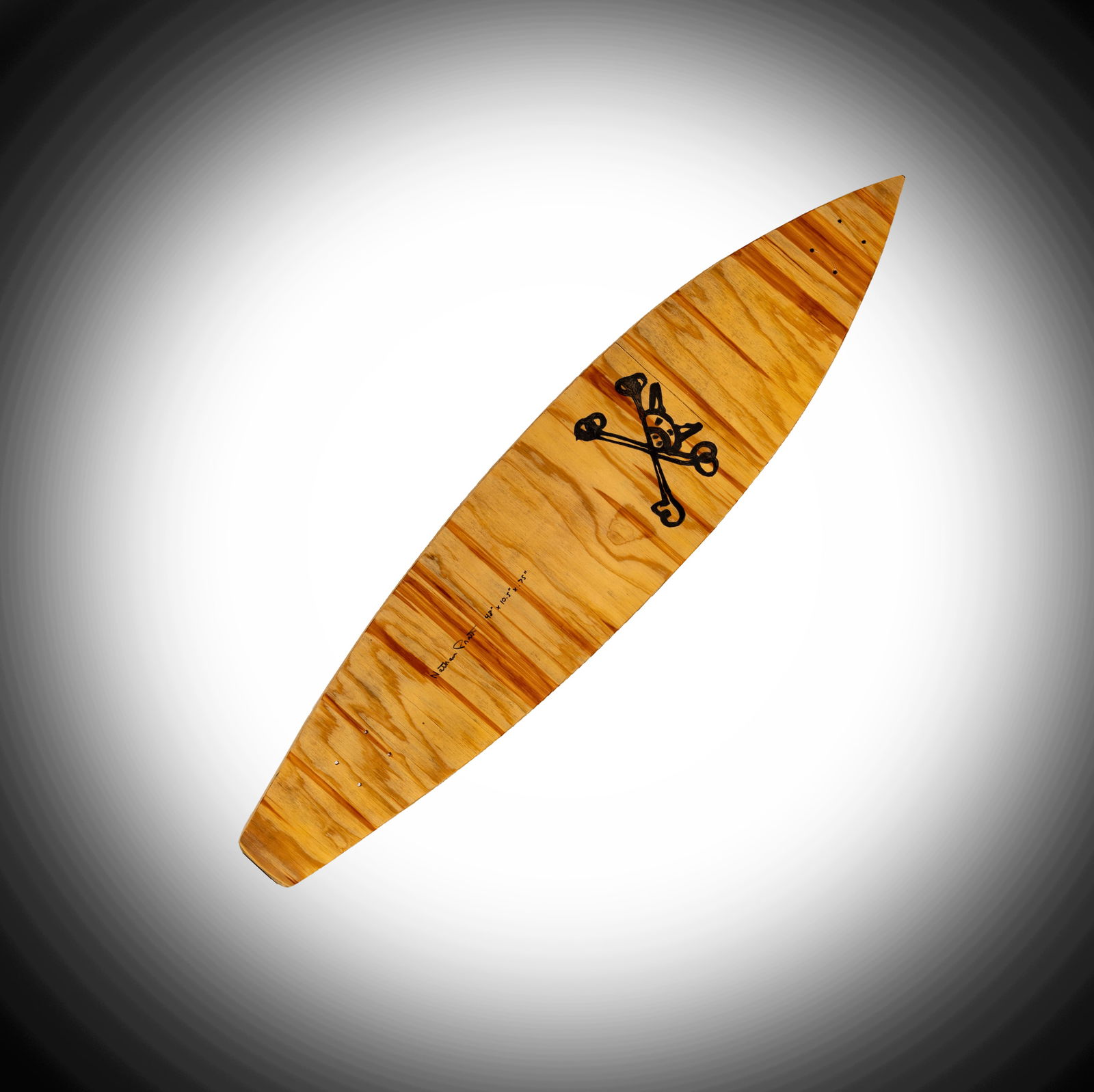 Nathan Pratt: Alf Skull and Crossbones Skate Deck (1 of 9)