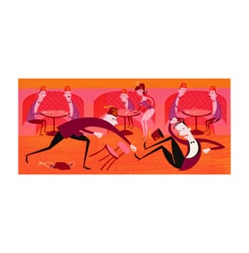 Shag (Josh Agle), American B. 1962, The Unchecked Anger of Alf Charles