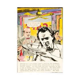 Clayton Campbell, 20th Century, Cheap Busboy no. 1