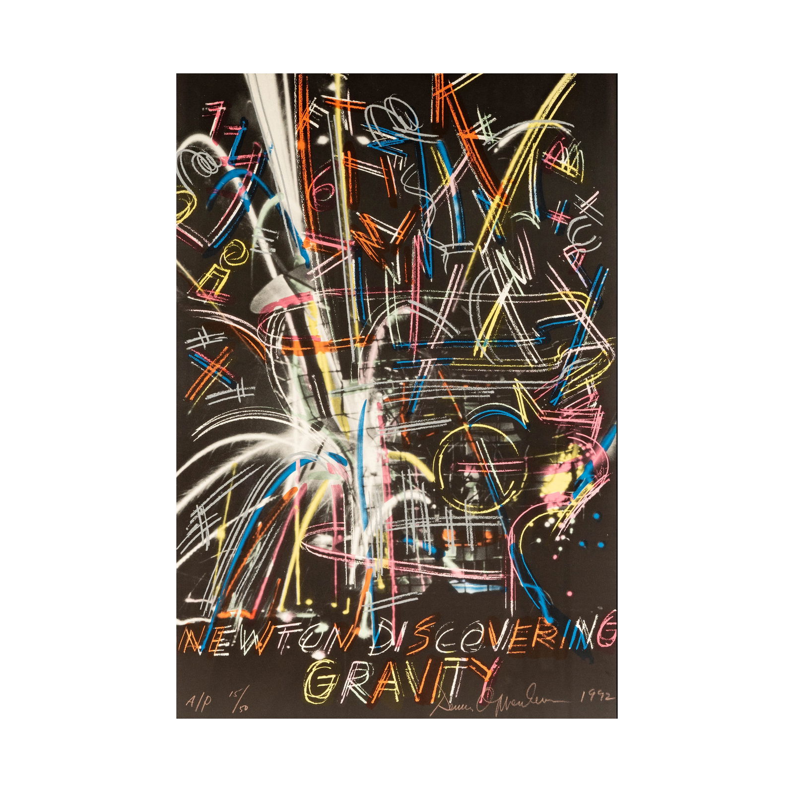 Dennis Oppenheim, 1938-2011, Newton Discovering Gravity (1 of 11)