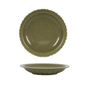 A Chinese Celadon-Glazed Charger