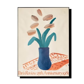 David Hockney, B. 1937, Paris Review Poster (Flower Study)
