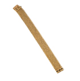 14 Karat Gold Woven Bracelet