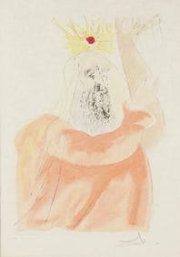 Salvador Dali, 1904-1989, King David