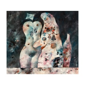 Harry Guttman, 1933-2015, Untitled (Figural Abstract)