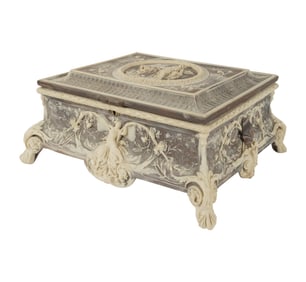 An Incolay Musical Jewelry Box