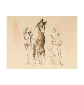 Marcel Vertes, French 1858-1941, Le Cirque