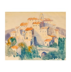 Attributed to Louis Comfort Tiffany: Moroccan Village
