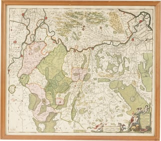 An Antique Map of the Netherlands