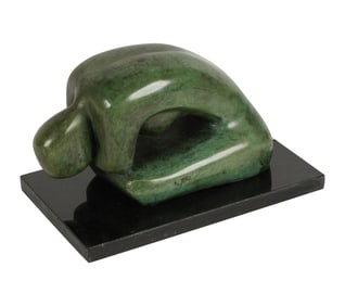A Bronze Figure of a Kneeling Nude Figure