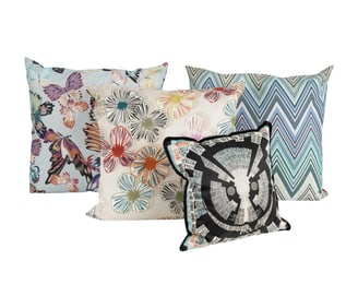 Four Missoni Throw Pillows