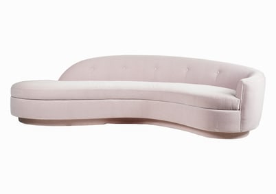 A Modernist Curved Sofa