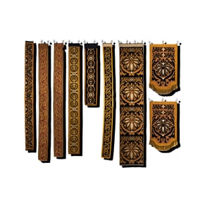 A Group of Antique Embroidery Panels