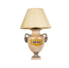 An Italian Majolica Urn