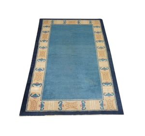 A Chinese Art Deco Rug 4'1" x 6'9"