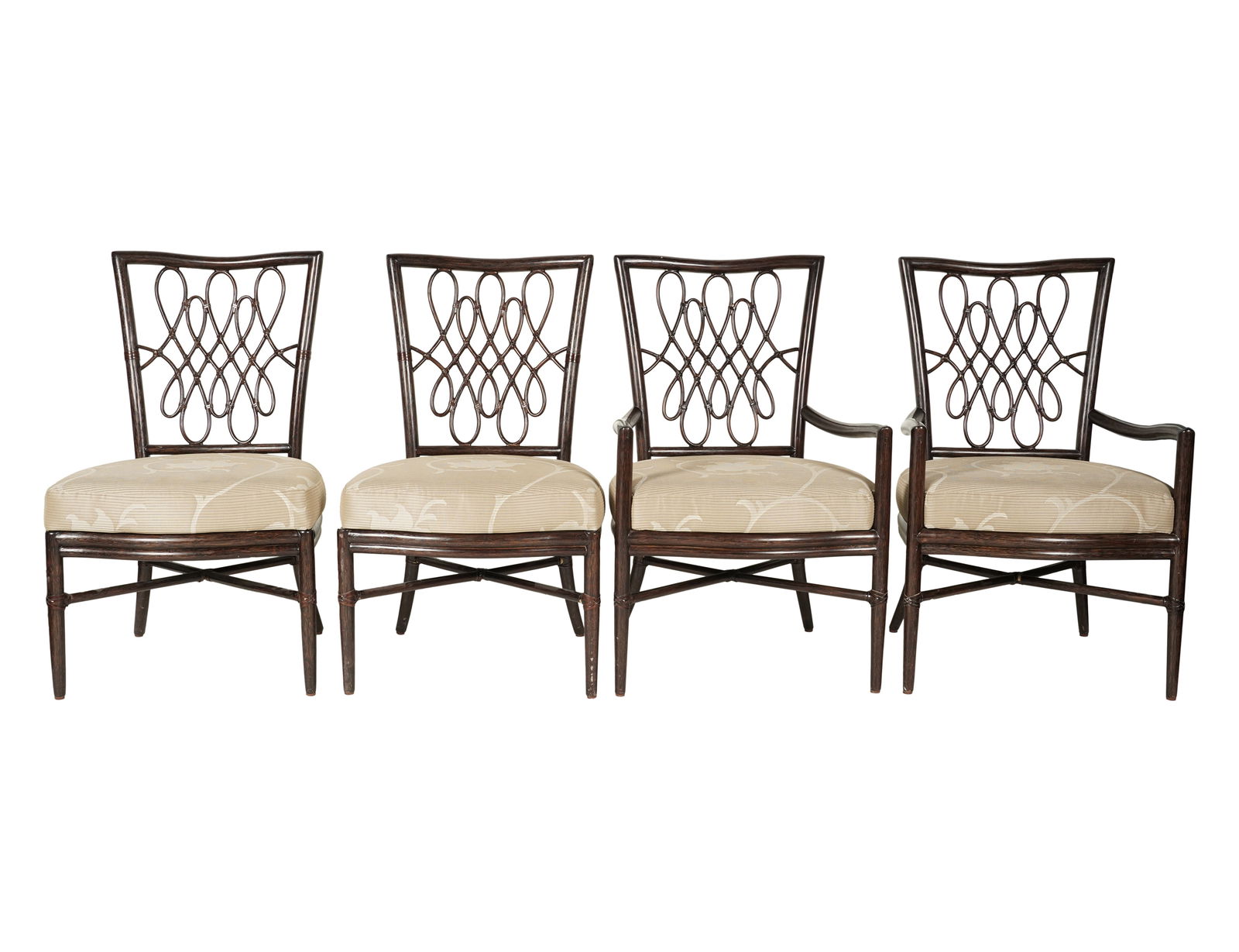 Barbara Barry for McGuire: Four Rattan Armchairs (1 of 10)