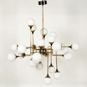 A Stilnovo-Style "Galassia" Modernist Chandelier