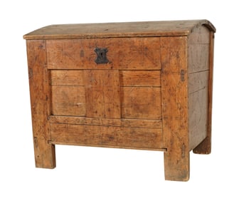 A Spanish Colonial Humpback Blanket Chest
