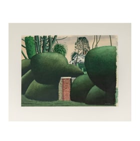 Frank Kirk, 1933-2022, House in Landscape